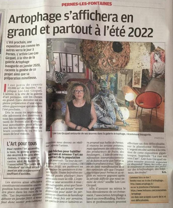 Article la provence 18 juillet 2021