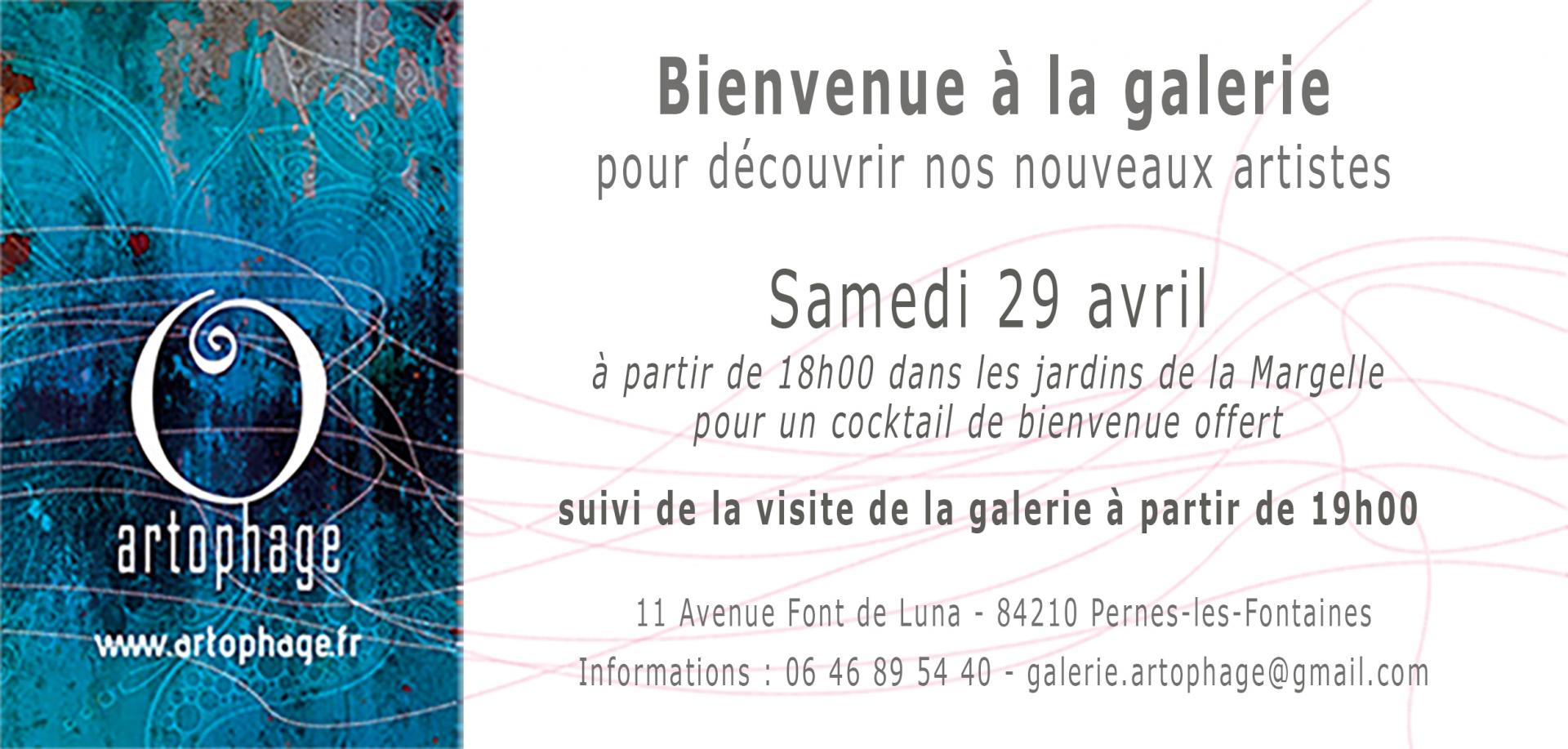 Invitation vernissage 29 avril 2023