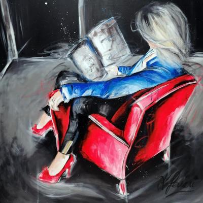 The red sofa