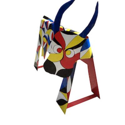 Vache mondrian