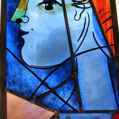 Visage bleu 1